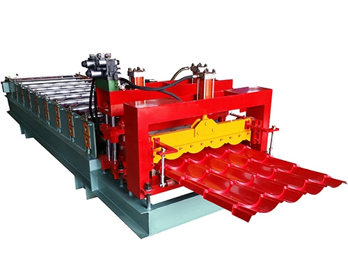 828 type glazed tile roll forming machine