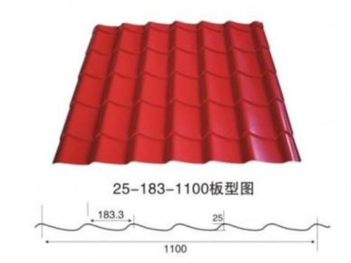 NS-008 25-183-1100 glazed tile profile drawing